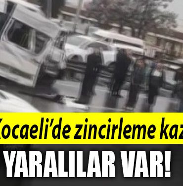 kocaeli zincirleme kaza