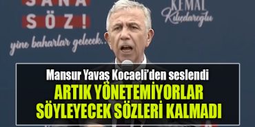 mansur yavas kocaeli