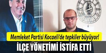 memleket partisi korfez istifa