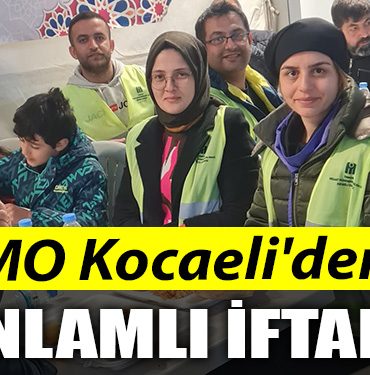 IMO Kocaeliden anlamli iftar