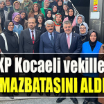 AKP Kocaeli vekilleri mazbatasını aldı
