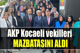 AKP Kocaeli vekilleri mazbatasını aldı