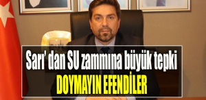 CHP Kocaeli İl Başkanı Bülent Sarı' dan SU zammına büyük tepki İSU Doymayın efendiler!
