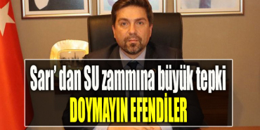 CHP Kocaeli İl Başkanı Bülent Sarı' dan SU zammına büyük tepki İSU Doymayın efendiler!