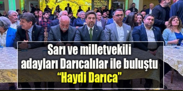 CHP Kocaeli İl Başkanı Bülent Sarı ve milletvekili adayları Darıcalılar ile buluştu “Haydi Darıca”