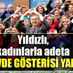 CHP Kocaeli Milletvekili adayı Harun Yıldızlı, kadınlarla adeta gövde gösterisi yaptı