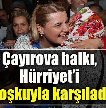 Çayırova halkı, Hürriyet’i coşkuyla karşıladı