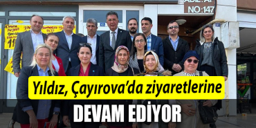 İYİ Parti Kocaeli Milletvekili adayı Şanbaz Yıldız, Çayırova’da ziyaretlerine devam ediyor