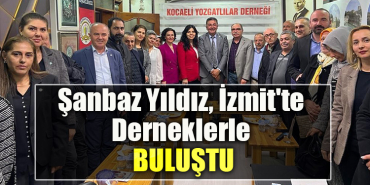 İYİ Parti Kocaeli Milletvekili adayı Şanbaz Yıldız, İzmit'te Derneklerle buluştu
