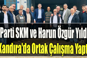 İYİ Parti SKM ve Harun Özgür Yıldızlı Kandıra'da Ortak Çalışma Yaptı