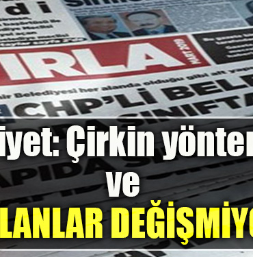 İzmit Belediye Başkanı Fatma Kaplan Hürriyet Çirkin yöntemler ve yalanlar değişmiyor