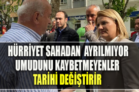 İzmit Belediye Başkanı Fatma Kaplan Hürriyet sahadan ayrılmıyor. Umudunu kaybetmeyenler tarihi değiştirir