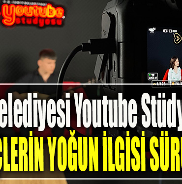 İzmit Belediyesi Youtube Stüdyosuna gençlerin yoğun ilgisi sürüyor