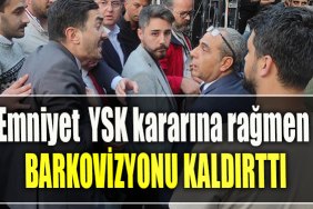 İzmit Yürüyüş Yolu’nda kriz! Emniyet YSK kararına rağmen barkovizyonu kaldırttı