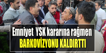 İzmit Yürüyüş Yolu’nda kriz! Emniyet YSK kararına rağmen barkovizyonu kaldırttı
