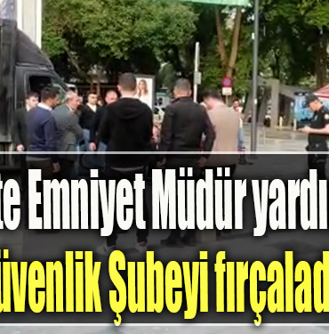 İzmit' te ekran tartışmasında emniyet müdür yardımcısı, Güvenlik Şubeyi fırçaladı