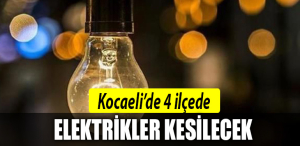 KOCAELİ elektrik kesinti listesi 10 Mayıs Çarşamba Kocaeli elektrik kesinti listesi