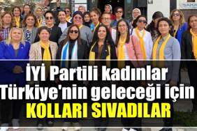 Kocaeli' de İYİ Partili kadınlar Türkiye'nin geleceği için kolları sıvadılar