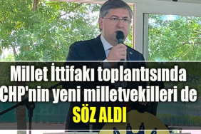 Kocaeli' de Millet İttifakı hazırlık toplantısında CHP'nin yeni milletvekilleri de söz aldı.