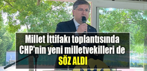 Kocaeli' de Millet İttifakı hazırlık toplantısında CHP'nin yeni milletvekilleri de söz aldı.