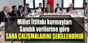 Kocaeli' de Millet İttifakı kurmayları Sandık verilerine göre saha çalışmalarını şekillendirdi