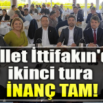 Kocaeli' de Millet İttifakın'da ikinci tura inanç tam! Kocaeli'de mücadeleye başlıyorlar