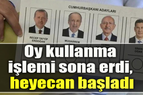 Oy kullanma işlemi sona erdi, heyecan başladı