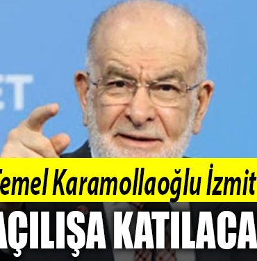 Temel Karamollaoglu Izmitte acilisa katilacak