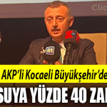 akp kocaeli büyükşehir su zam