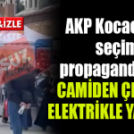 akp kocaeli seçim gebze