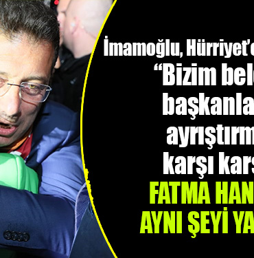 ekrem imamoğlu fatma kaplan hürriyet