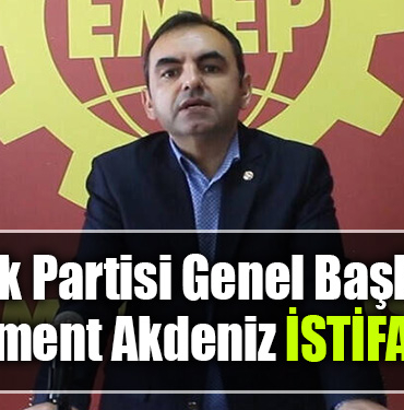 emek partisi istifa ercüment akdeniz