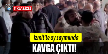 izmit oy sayımı kavga