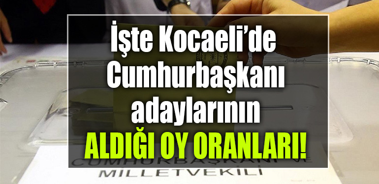 kocaeli cumhurbaşkanı adayları