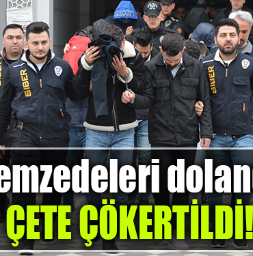 kocaeli depremzedeleri dolandıran çete çökertildi