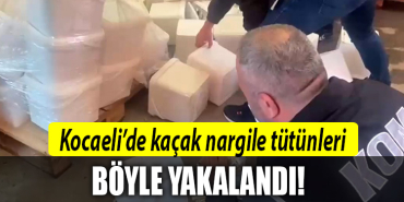 kocaeli kaçak nargile tütünü