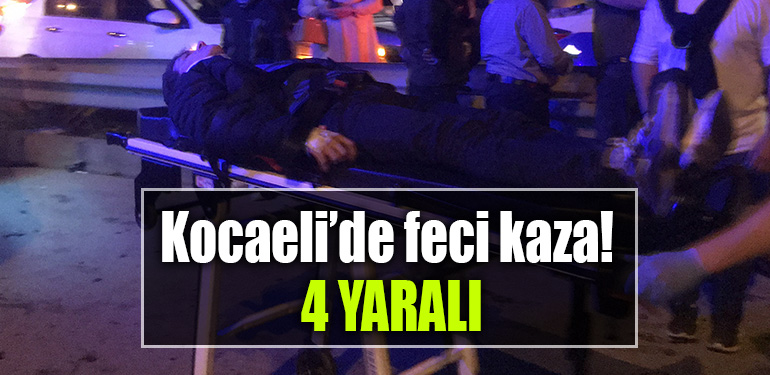 kocaeli kaza 4 yaralı