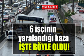 kocaeli kaza 6 işçi yaralı