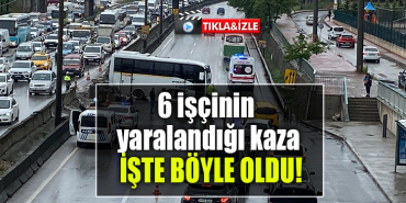 kocaeli kaza 6 işçi yaralı