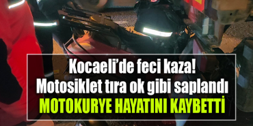 kocaeli kaza motokurye