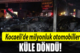 kocaeli otomobiller küle döndü