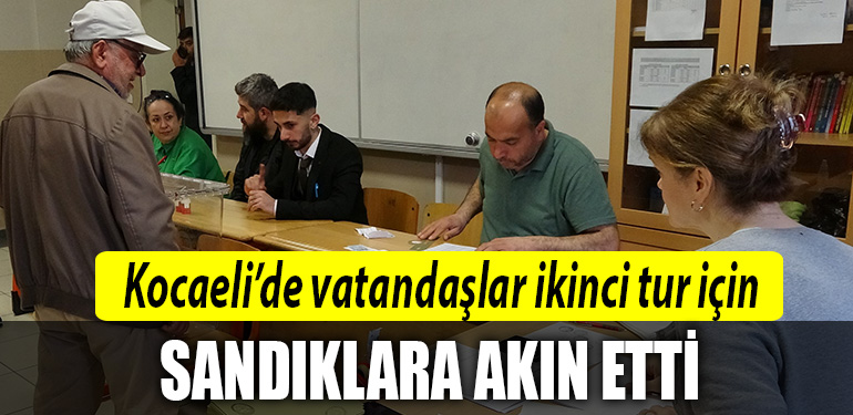 kocaeli seçim ikinci tur