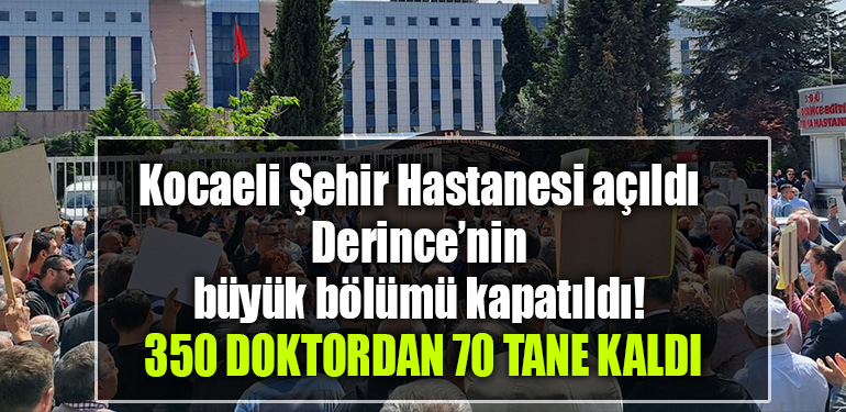 kocaeli şehir hastanesi derince eğitim