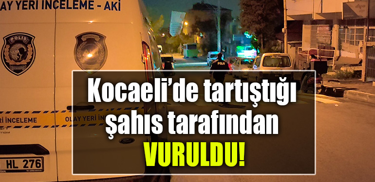 kocaeli silahla yaralama