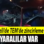 kocaeli tem kaza yaralı