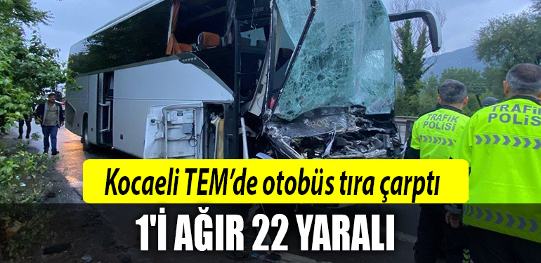 kocaeli tem kaza yaralı
