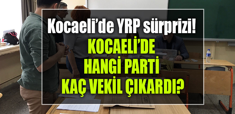 kocaeli vekil sayısı