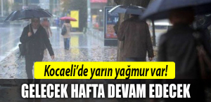 kocaeli yağmur hava durumu