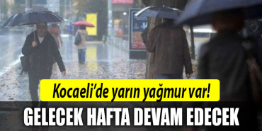 kocaeli yağmur hava durumu