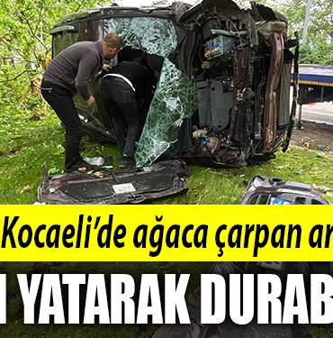 kocaeli yan yatan araç